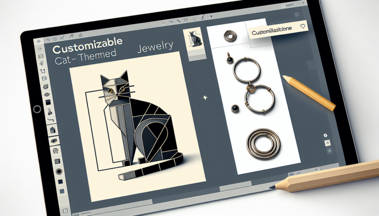 customizable cat-themed jewelry